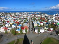 Reykjavik von der Hallgrimskirkja